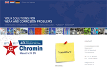 Tablet Screenshot of chromin.nl